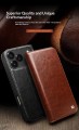 QIALINO Eleganckie Skórzane Etui do iPhone 18 Pro czarne