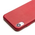 QIALINO Skórzane Etui Plecki iPhone XR 6.1 czerwone