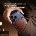 QIALINO Skórzane Etui Plecki do iPhone 18 Pro brązowe