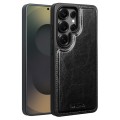 QIALINO Skórzane Etui Plecki do Samsung Galaxy S25 Ultra czarne