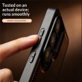 QIALINO Skórzane Etui Plecki do Samsung Galaxy S25 Ultra czarne