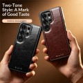 QIALINO Skórzane Etui Plecki do Samsung Galaxy S26 Ultra czarne