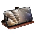 QIALINO Eleganckie Skórzane Etui Pokrowiec do iPhone 18 Pro Max brązowe