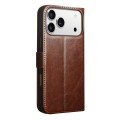 QIALINO Eleganckie Skórzane Etui Pokrowiec do iPhone 18 Pro brązowe