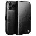 QIALINO Eleganckie Skórzane Etui Pokrowiec do iPhone 18 Pro czarne