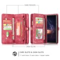 Czerwony portfel etui do telefonu Samsung Galaxy Note 9 z przegrodami na karty