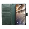 QIALINO Magnetyczne Eleganckie Skórzane Etui do iPhone 18 Pro zielone