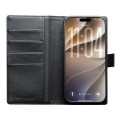 QIALINO Magnetyczne Eleganckie Skórzane Etui do iPhone 18 Pro czarne