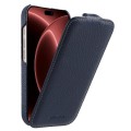 MELKCO MagSafe Skórzane Etui Pionowe do iPhone 18 Pro Max granatowe