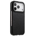 MELKCO MagSafe Skórzane Etui Pionowe do iPhone 18 Pro Max czarne