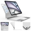 Srebrna Aluminiowa Klawiatura Pokrowiec do iPad 10 2022 / iPad 11 2025