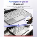 Srebrna Aluminiowa Klawiatura Pokrowiec do iPad 10 2022 / iPad 11 2025
