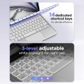 Srebrna Aluminiowa Klawiatura Pokrowiec do iPad 10 2022 / iPad 11 2025