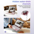Różowa Aluminiowa Klawiatura Pokrowiec do iPad 10 2022 / iPad 2025