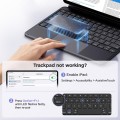 Czarna Aluminiowa Klawiatura Pokrowiec do iPad 10 2022 / iPad 2025