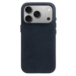 MELKCO Skórzane Etui Plecki do iPhone 18 Pro Max granatowe