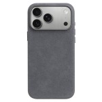 MELKCO Skórzane Etui Plecki do iPhone 18 Pro Max szare