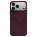 MELKCO Skórzane Etui Plecki do iPhone 18 Pro bordowe