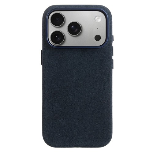 MELKCO Skórzane Etui Plecki do iPhone 18 Pro granatowe