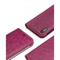 QIALINO Skórzane Etui Pokrowiec iPhone XS Max różowe