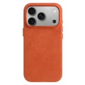 MELKCO Skórzane Etui Plecki do iPhone 18 Pro pomarańczowe