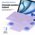 Dux Ducis YK Series Etui Klawiatura Gładzik do iPad Air 13 2026/2025/2025 fioletowe