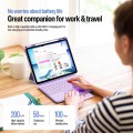 Dux Ducis YK Series Etui Klawiatura Gładzik do iPad Air 13 2026/2025/2025 fioletowe