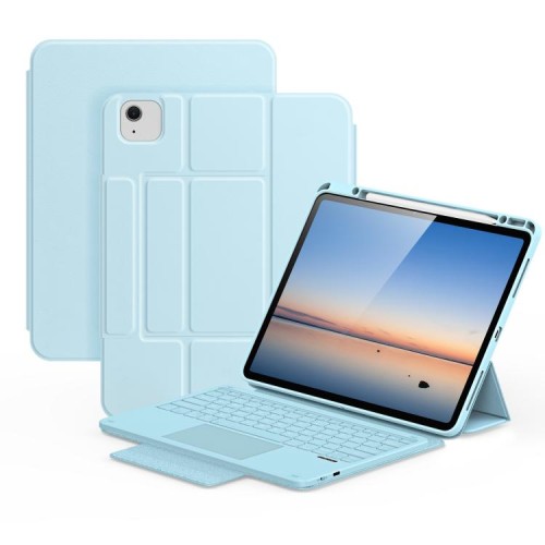 Dux Ducis YK Series Etui Klawiatura Gładzik do iPad Air 13 2026/2025/2025 niebieskie