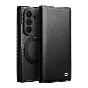 QIALINO Eleganckie Skórzane Etui MagSafe do Samsung Galaxy Z Fold8 Ultra czarne