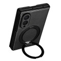 QIALINO Eleganckie Skórzane Etui MagSafe do Samsung Galaxy Z Fold8 czarne
