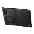 QIALINO Eleganckie Skórzane Etui MagSafe do Samsung Galaxy Z Fold8 czarne
