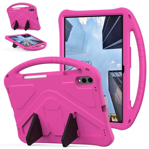 Pancerne Mocne Etui EVA dla Dzieci do Samsung Galaxy Tab S12 Ultra różowe