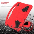 Pancerne Mocne Etui EVA dla Dzieci do Samsung Galaxy Tab S11 Ultra czerwone