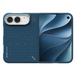 Magnetyczne Etui AULUMU Aramid Fiber do iPhone Duo niebieskie