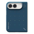Magnetyczne Etui AULUMU Aramid Fiber do iPhone Duo niebieskie
