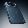 Magnetyczne Etui AULUMU Aramid Fiber do iPhone Duo niebieskie