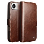 QIALINO Eleganckie Skórzane Etui Pokrowiec do iPhone Air brązowe