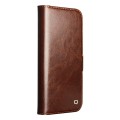 QIALINO Eleganckie Skórzane Etui Pokrowiec do iPhone Air brązowe