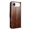 QIALINO Eleganckie Skórzane Etui Pokrowiec do iPhone Air brązowe