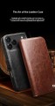 QIALINO Eleganckie Skórzane Etui Pokrowiec do iPhone Air brązowe