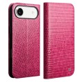 QIALINO Eleganckie Skórzane Etui Pokrowiec do iPhone Air różowe