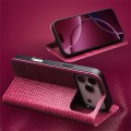 QIALINO Eleganckie Skórzane Etui Pokrowiec do iPhone Air różowe