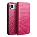 QIALINO Eleganckie Skórzane Etui Pokrowiec do iPhone Air różowe