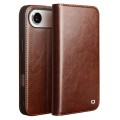 QIALINO Eleganckie Skórzane Etui Pokrowiec do iPhone Air brązowe
