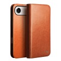 QIALINO Eleganckie Skórzane Etui Pokrowiec do iPhone Air brązowe jasne