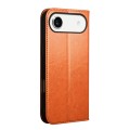 QIALINO Eleganckie Skórzane Etui Pokrowiec do iPhone Air brązowe jasne
