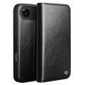 QIALINO Eleganckie Skórzane Etui Pokrowiec do iPhone Air czarne