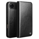 QIALINO Eleganckie Skórzane Etui Pokrowiec do iPhone Air czarne