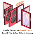 R-Just Pancerne Etui Antywstrząsowe do Samsung Galaxy Z Fold8 czerwone