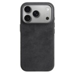 MELKCO Skórzane Etui Plecki MagSafe do iPhone 17 Pro grafitowe